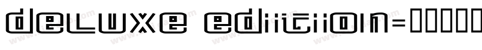 Deluxe Edition字体转换